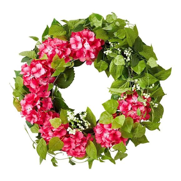 Member's Mark 26" Hydrangea & Greenery Spring Wreath - Picture 1 of 5